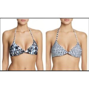 NWT Reversible Lucky Brand Bath suit top size small